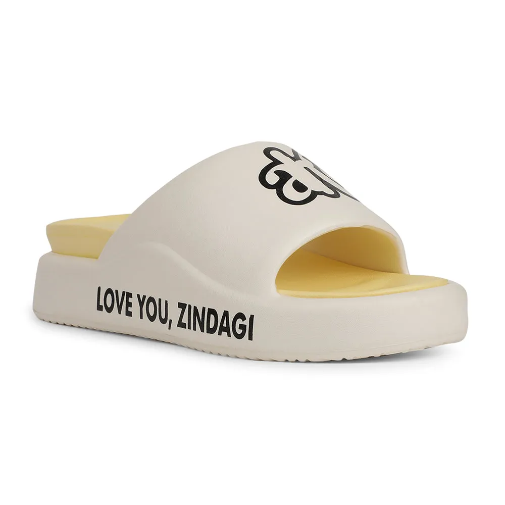 A-HA Yellow Casual Flip Flop For Women ZQ-JR-L08 By Liberty