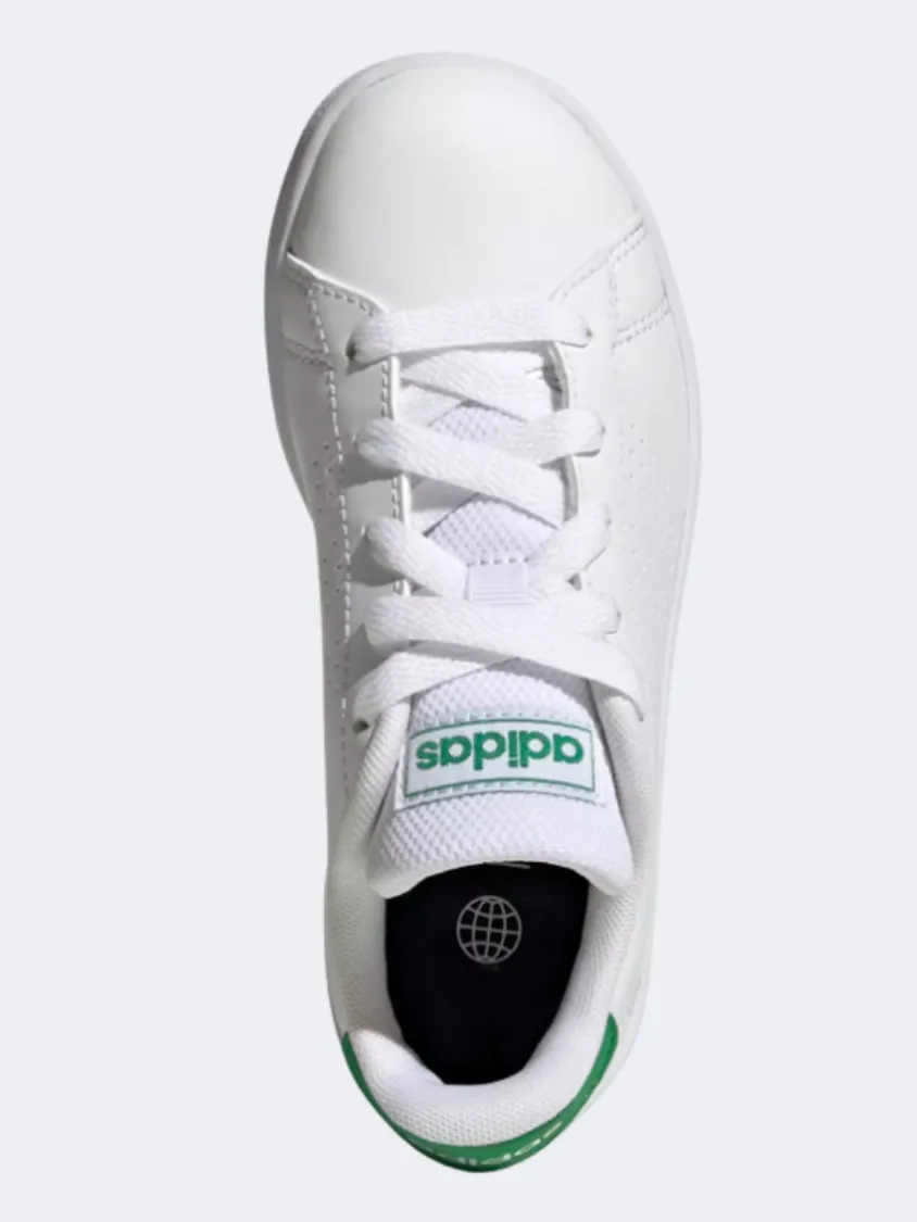 Adidas Advantage Court Gs Sportswear Shoes White/Green/Black