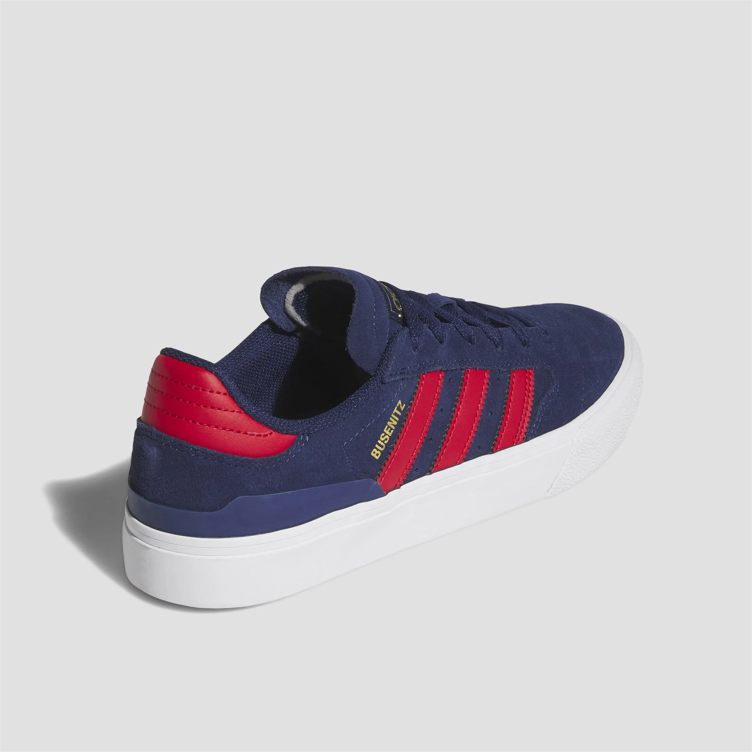 Adidas Busenitz Vulc II Skate Shoes Dark Blue / Better Scarlet / Gold Metallic