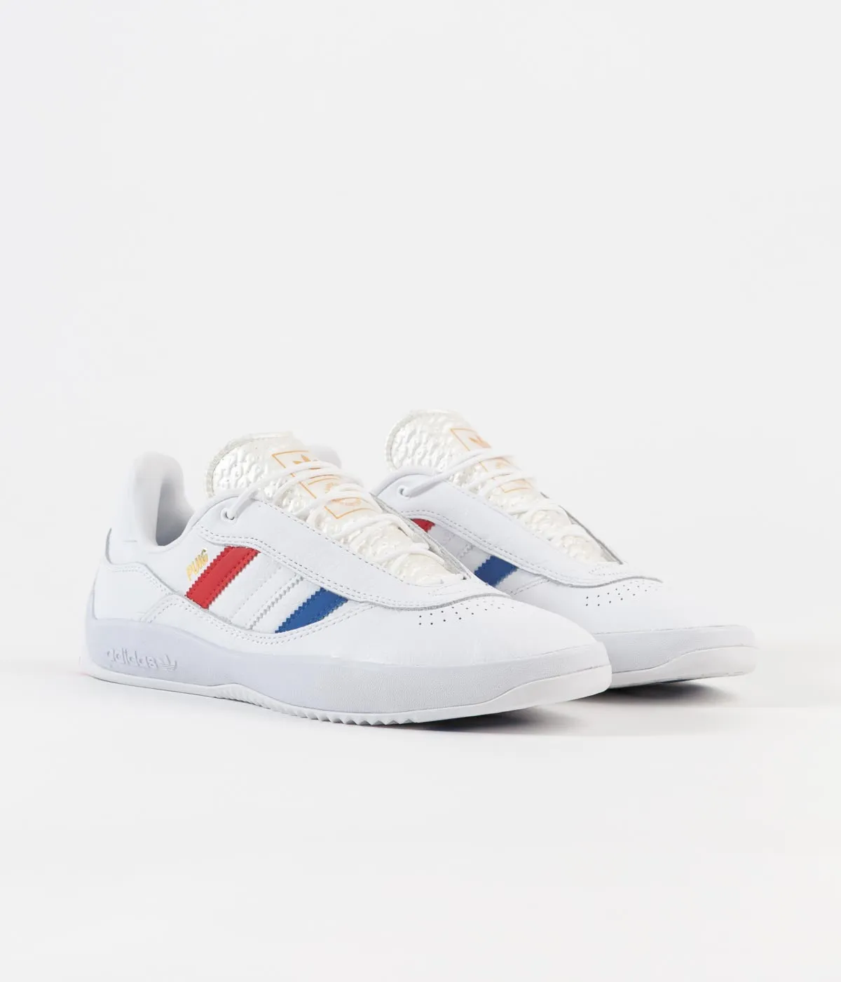 Adidas Puig Shoes - White / Bluebird / Vivid Red