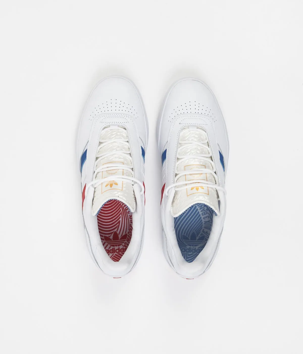 Adidas Puig Shoes - White / Bluebird / Vivid Red