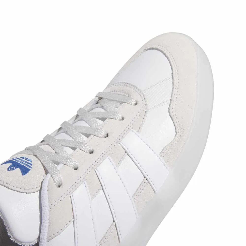 Adidas Skateboarding Aloha Super Crystal White Feather White Bluebird Skate Shoes