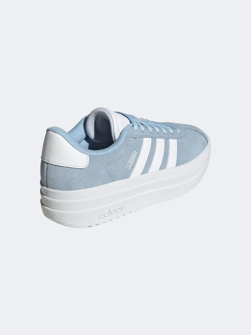 Adidas Vl Court Bold Gs Girls Sportswear Shoes Glow Blue/White