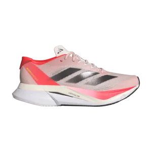 adidas Women's Adizero Boston 12 Sandy Pink/Aurora Met./Solar Red