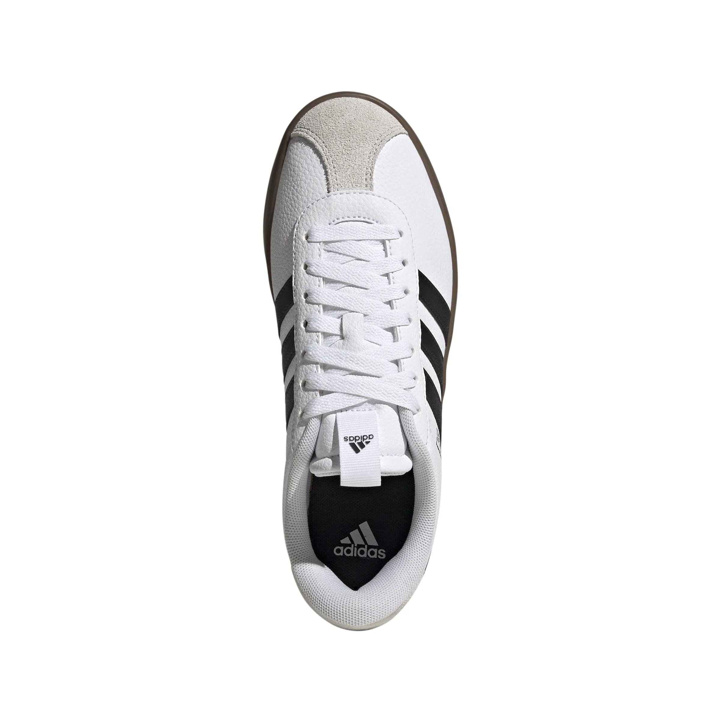 Adidas Womens VL Court 3.0 Shoes - Cloud White/Core Black/Grey One