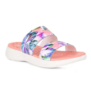 AHA Casual Peach Flip Flop For Women IMPACT-15 By Liberty