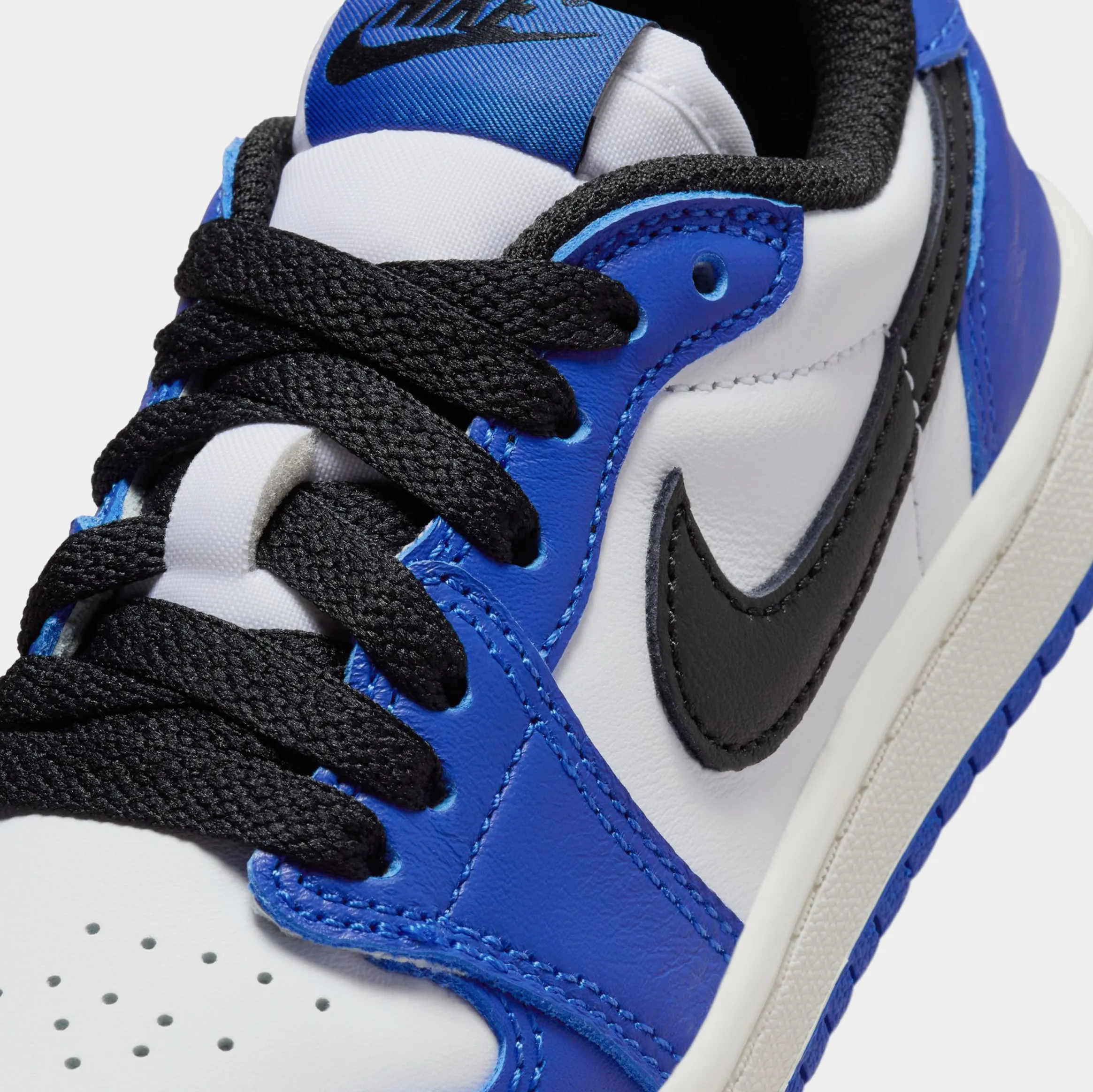 Air Jordan 1 Retro Low OG Game Royal Preschool Lifestyle Shoes (White/Black/Game Royal)