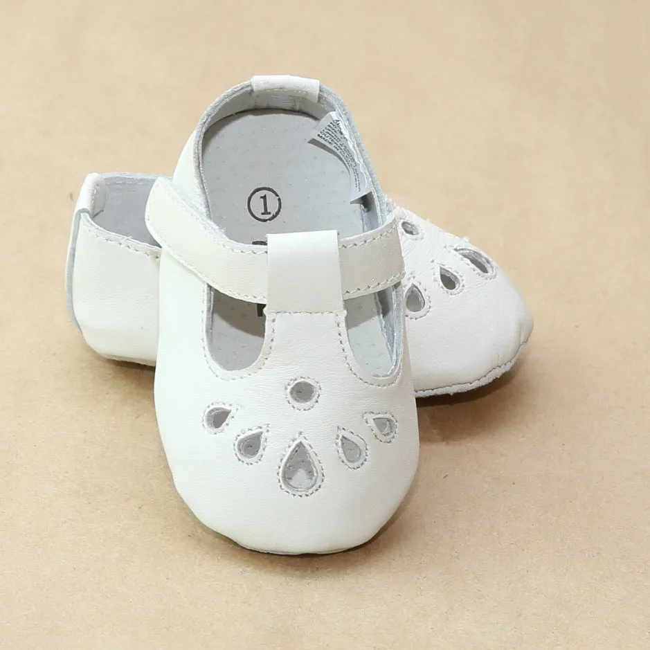 Angel Baby Leather Pre-Walker T-Strap Mary Jane Shoe