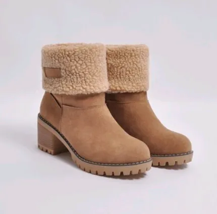 Ankle Fur Lined Snow Boots