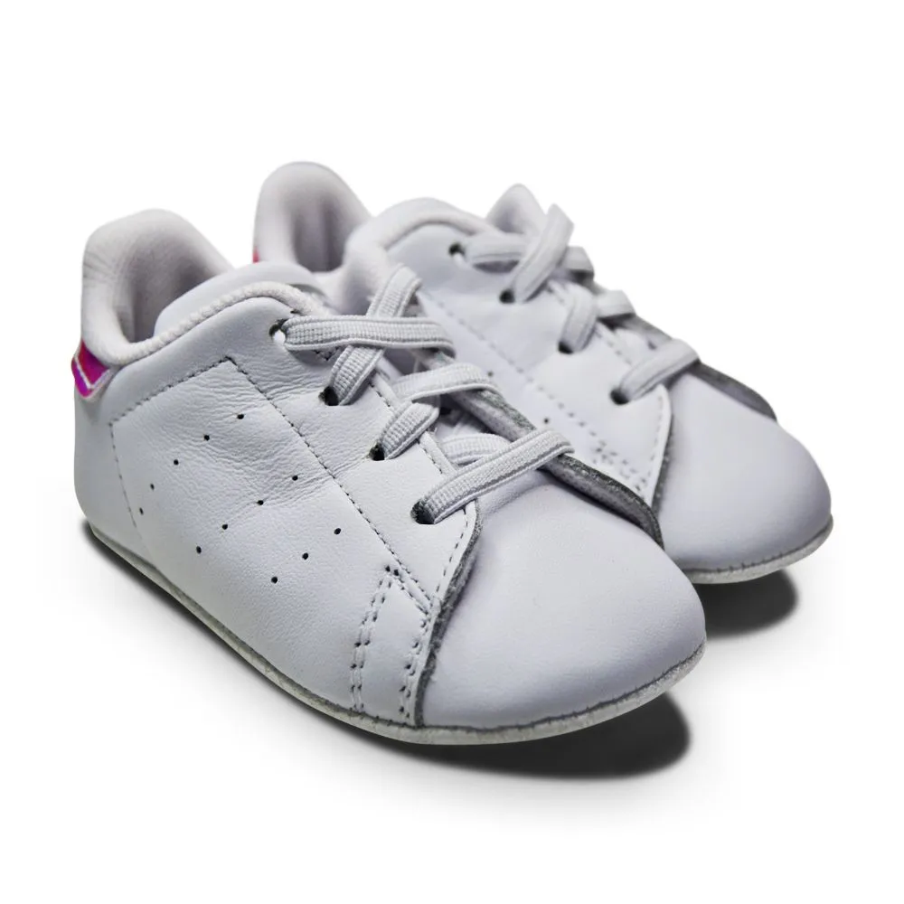 Babies Adidas Stan Smit Crib - CG6543- FTWWHT SILVMT