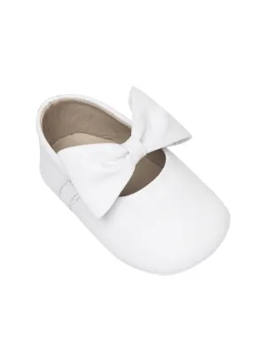 Baby Ballerina w/Bow - White