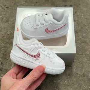 Baby Crib Crystal Nike Air Force 1 - Lt Rose*