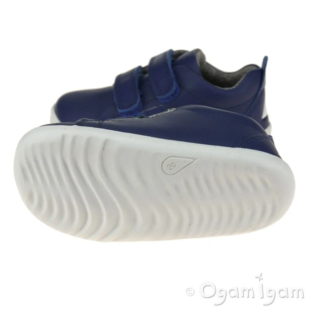 Bobux Grass Court Boys Girls Blueberry Blue Shoe