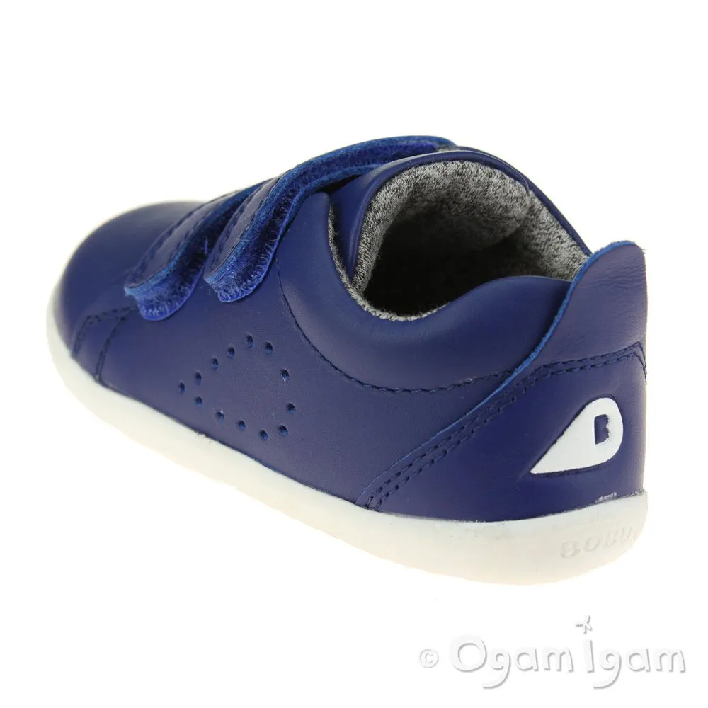 Bobux Grass Court Boys Girls Blueberry Blue Shoe