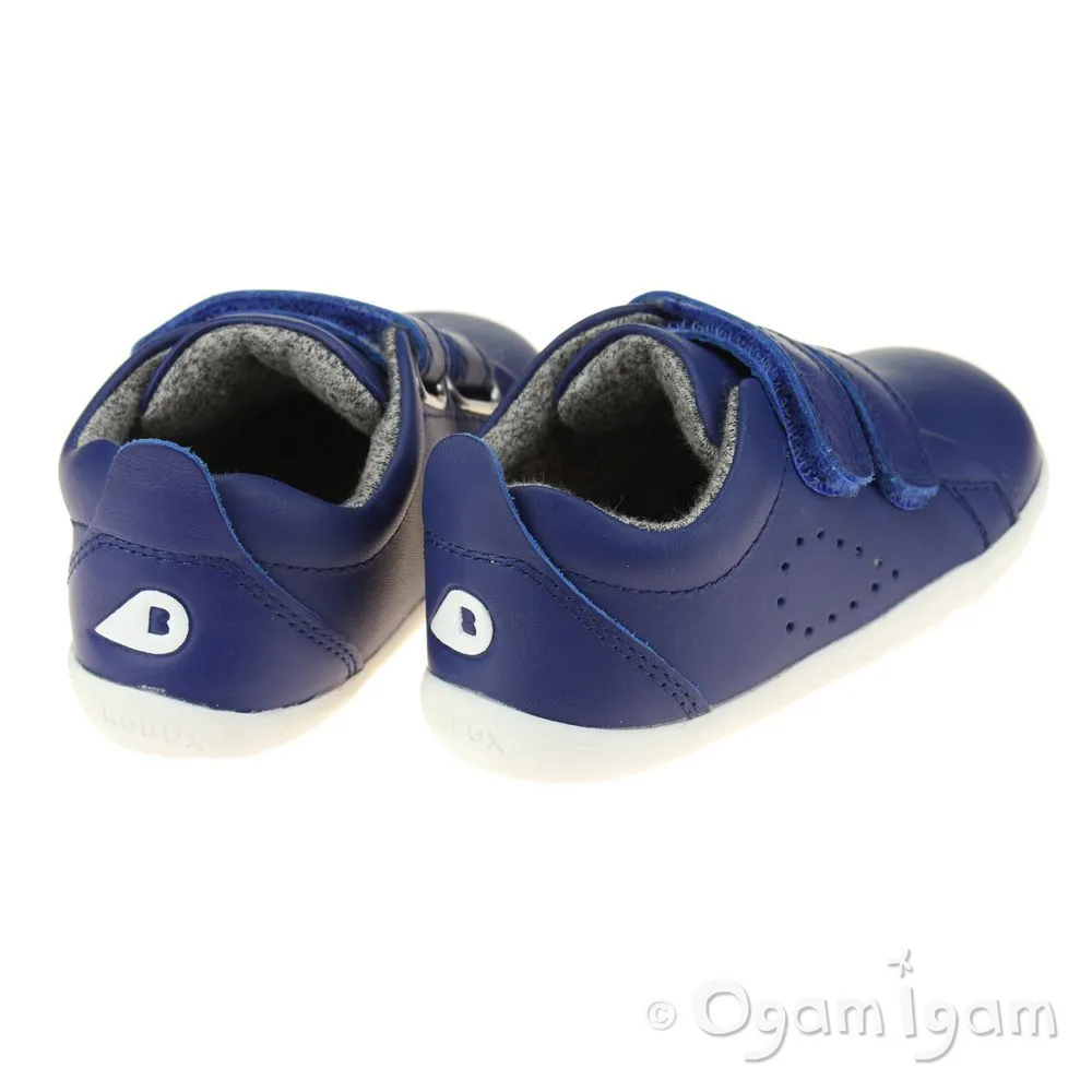 Bobux Grass Court Boys Girls Blueberry Blue Shoe