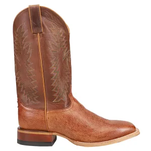 Breck Smooth Ostrich Square Toe Cowboy Boots