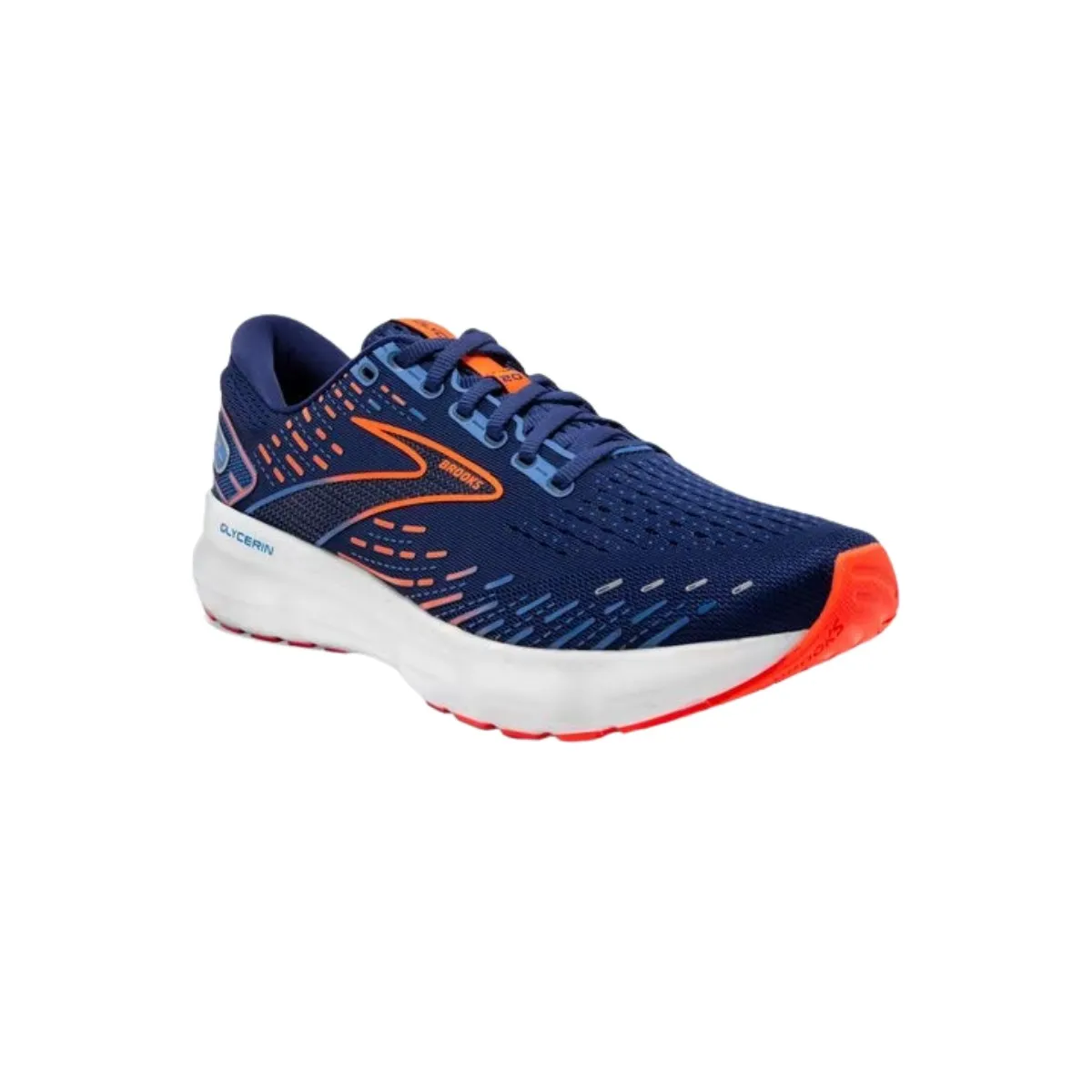 Brooks Glycerin 20 Shoes Blue Orange