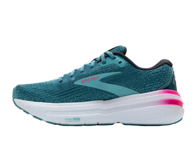 Brooks Womens Trainer Ghost Max 2 Storm Blue/Knockout Pink/Aqua