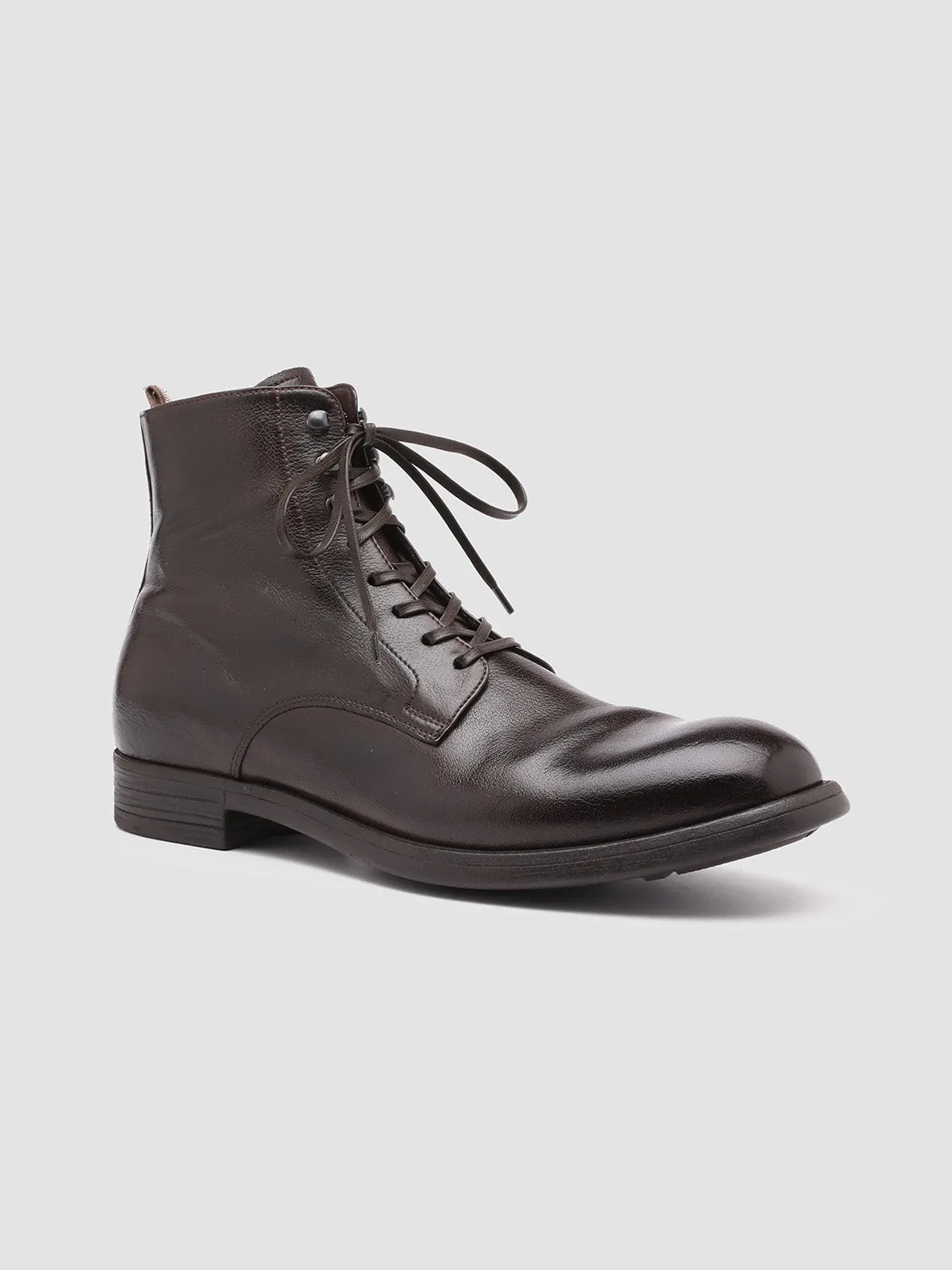 CHRONICLE 004 - Brown Leather Ankle Boots