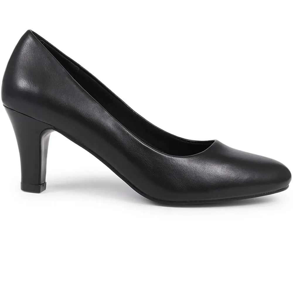 Cone-Heeled Court Shoes - WK40007 / 326 149