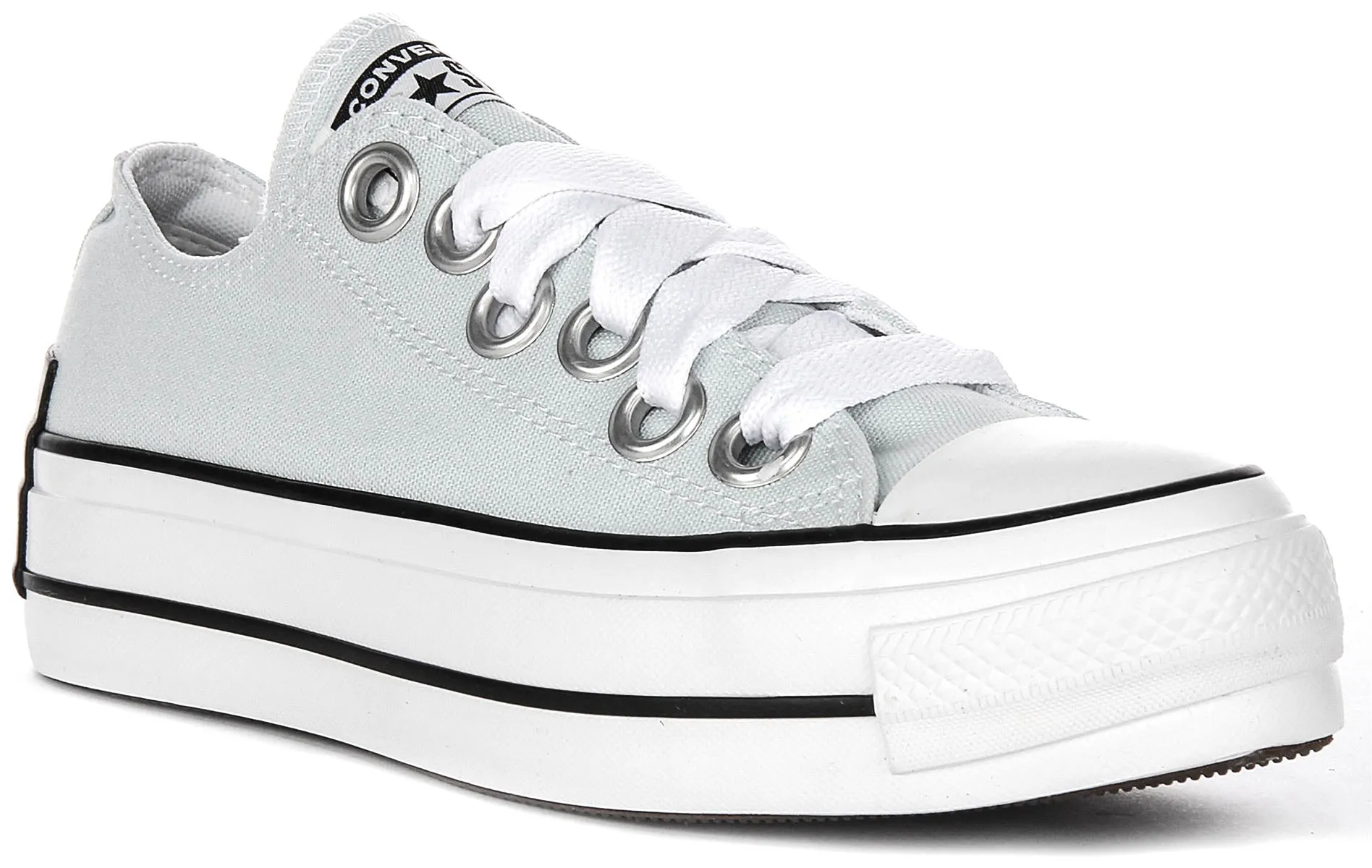 Converse All Star Platform Sketch Low A10426C In Light Blue