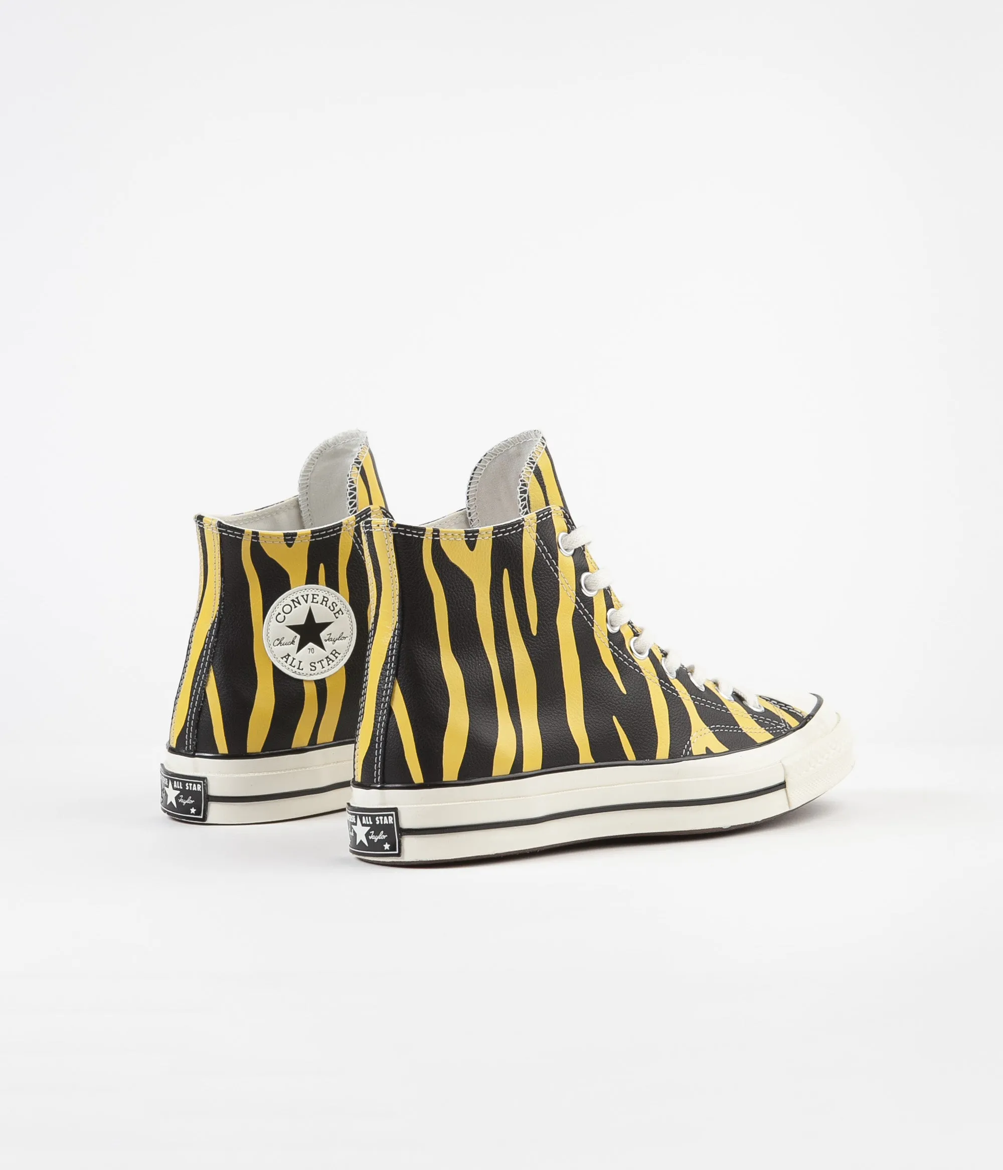 Converse CTAS 70's Hi Archive Print Leather Shoes - Vivid Sulfur / Black / Egret