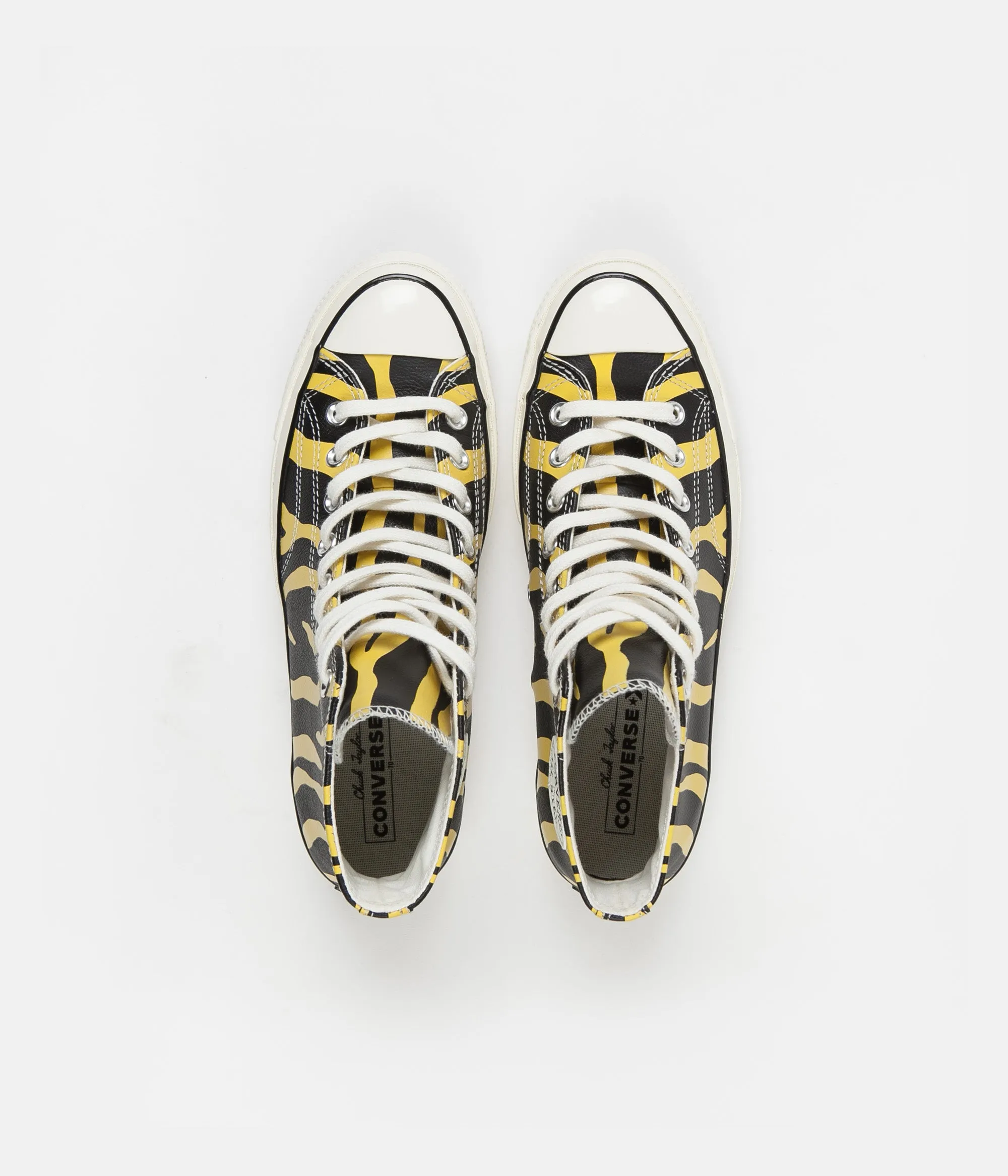 Converse CTAS 70's Hi Archive Print Leather Shoes - Vivid Sulfur / Black / Egret