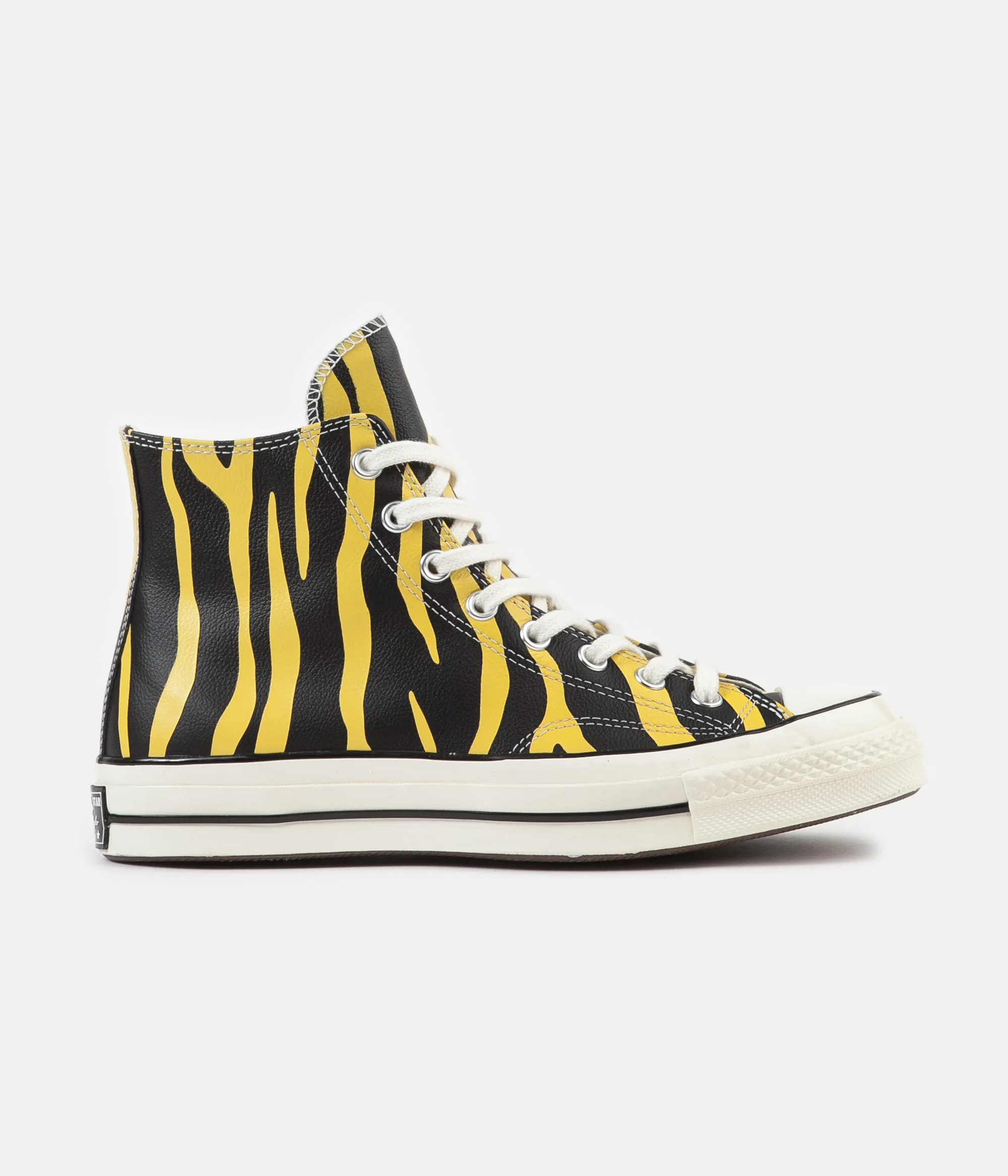 Converse CTAS 70's Hi Archive Print Leather Shoes - Vivid Sulfur / Black / Egret