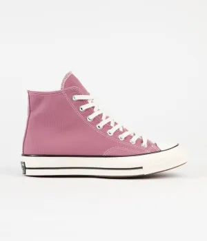 Converse CTAS 70's Hi Recycled Shoes - Pink Aura / Egret / Black