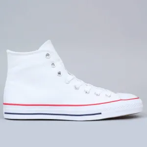 Converse CTAS Pro Hi Canvas Shoes White / Red / Insignia Blue