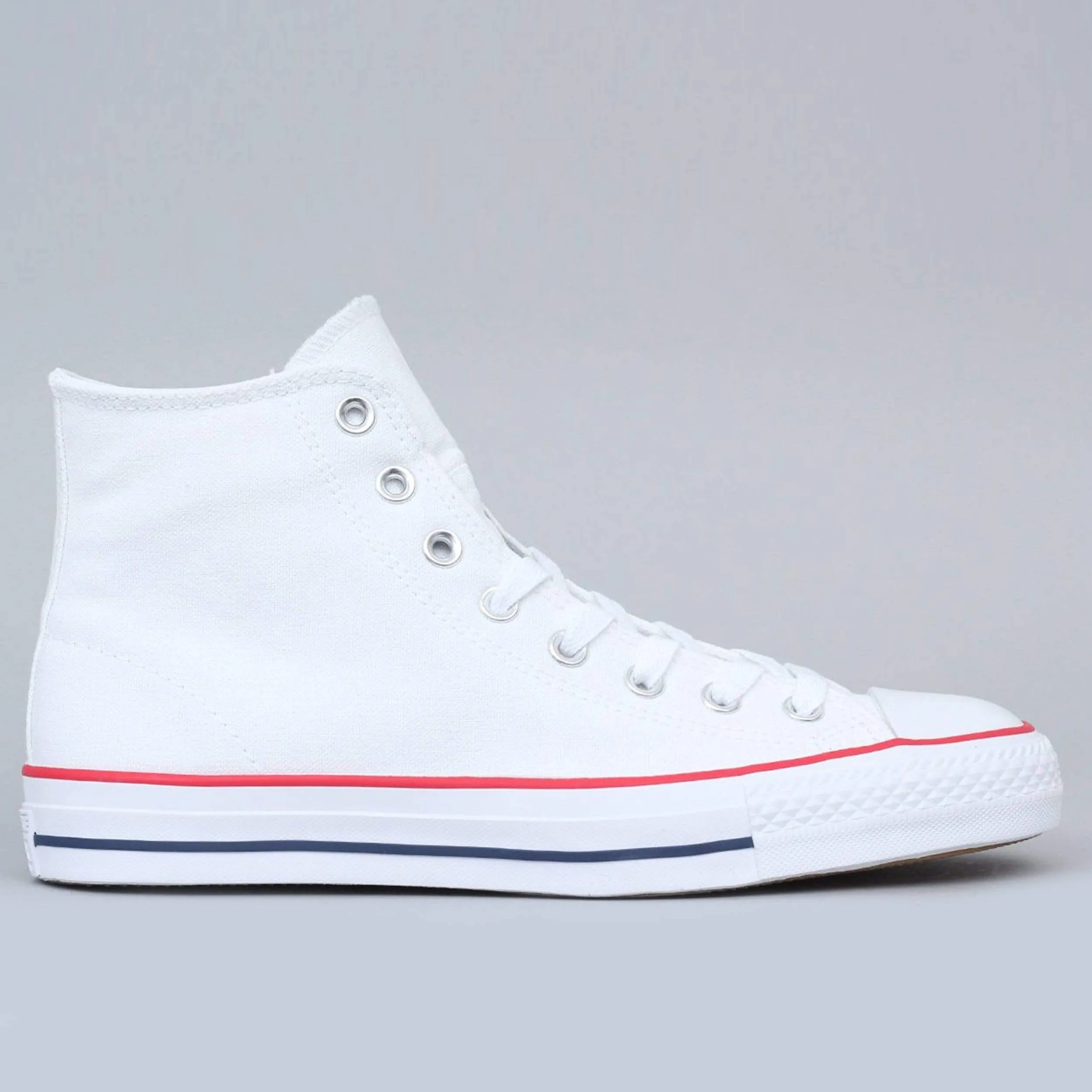 Converse CTAS Pro Hi Canvas Shoes White / Red / Insignia Blue