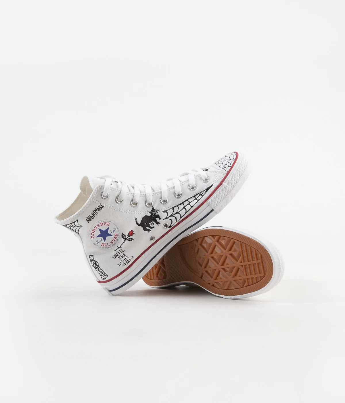 Converse CTAS Pro Hi Sean Pablo Shoes - White / Black / White