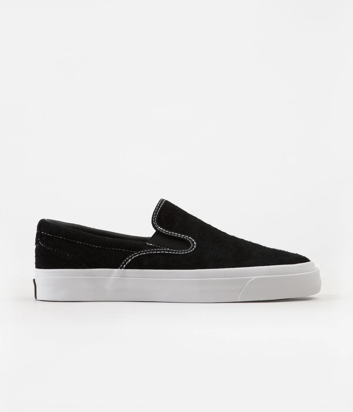 Converse One Star CC Slip On Shoes - Black / Black / White