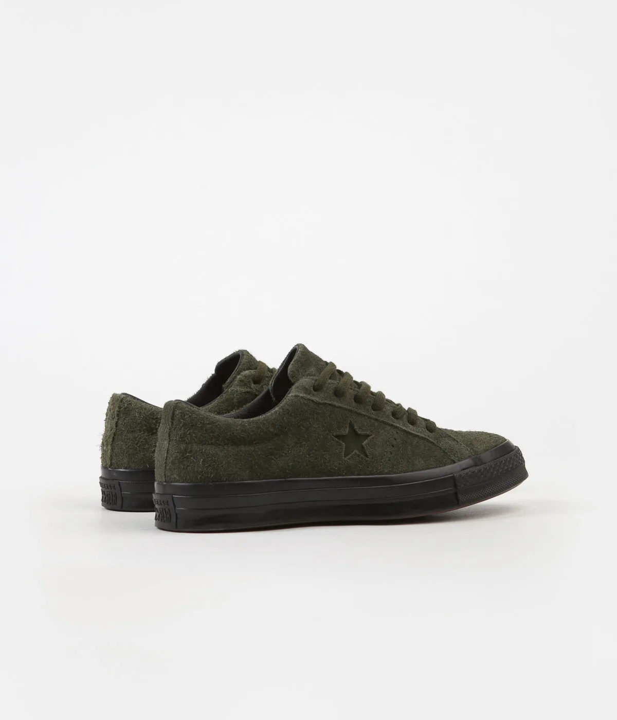 Converse One Star Ox Shoes - Utility Green / Utility Green