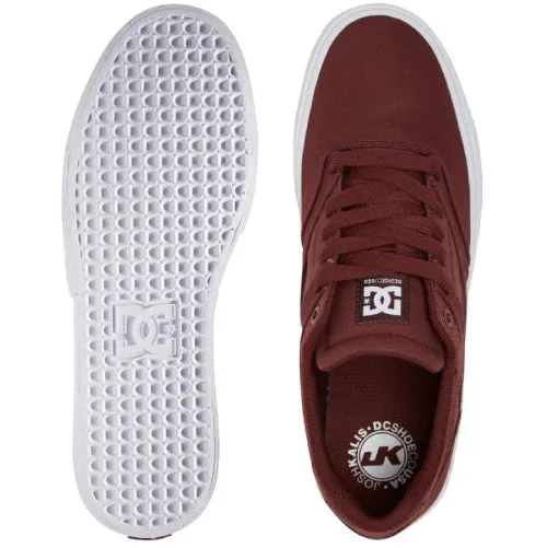 DC Kalis Vulc Refibra Skate Shoe - Burgundy