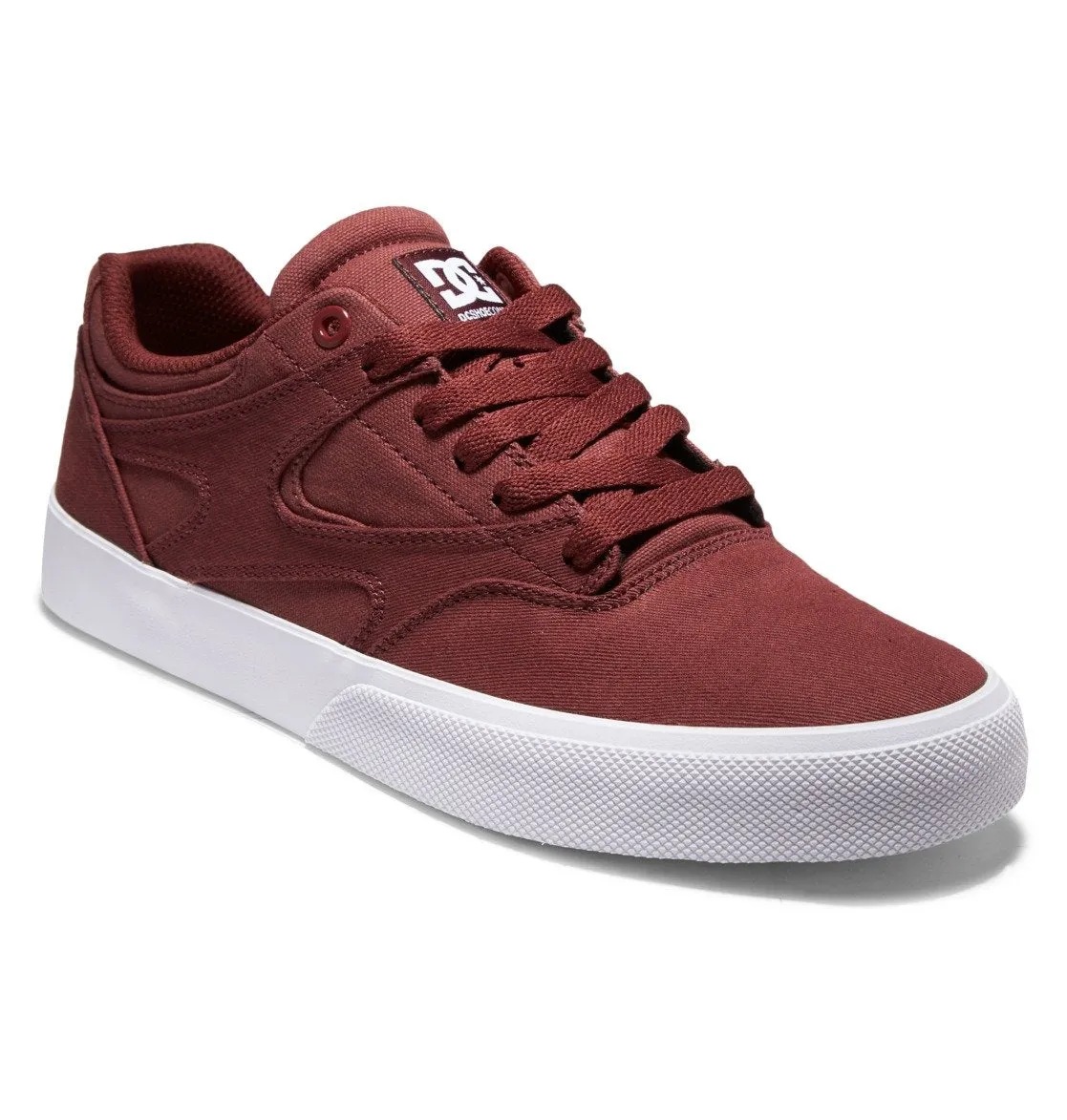 DC Kalis Vulc Refibra Skate Shoe - Burgundy