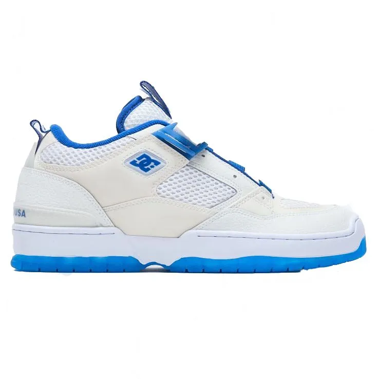 DC Skateboarding JS 1 John Shanahan Skate Shoes - White / Blue