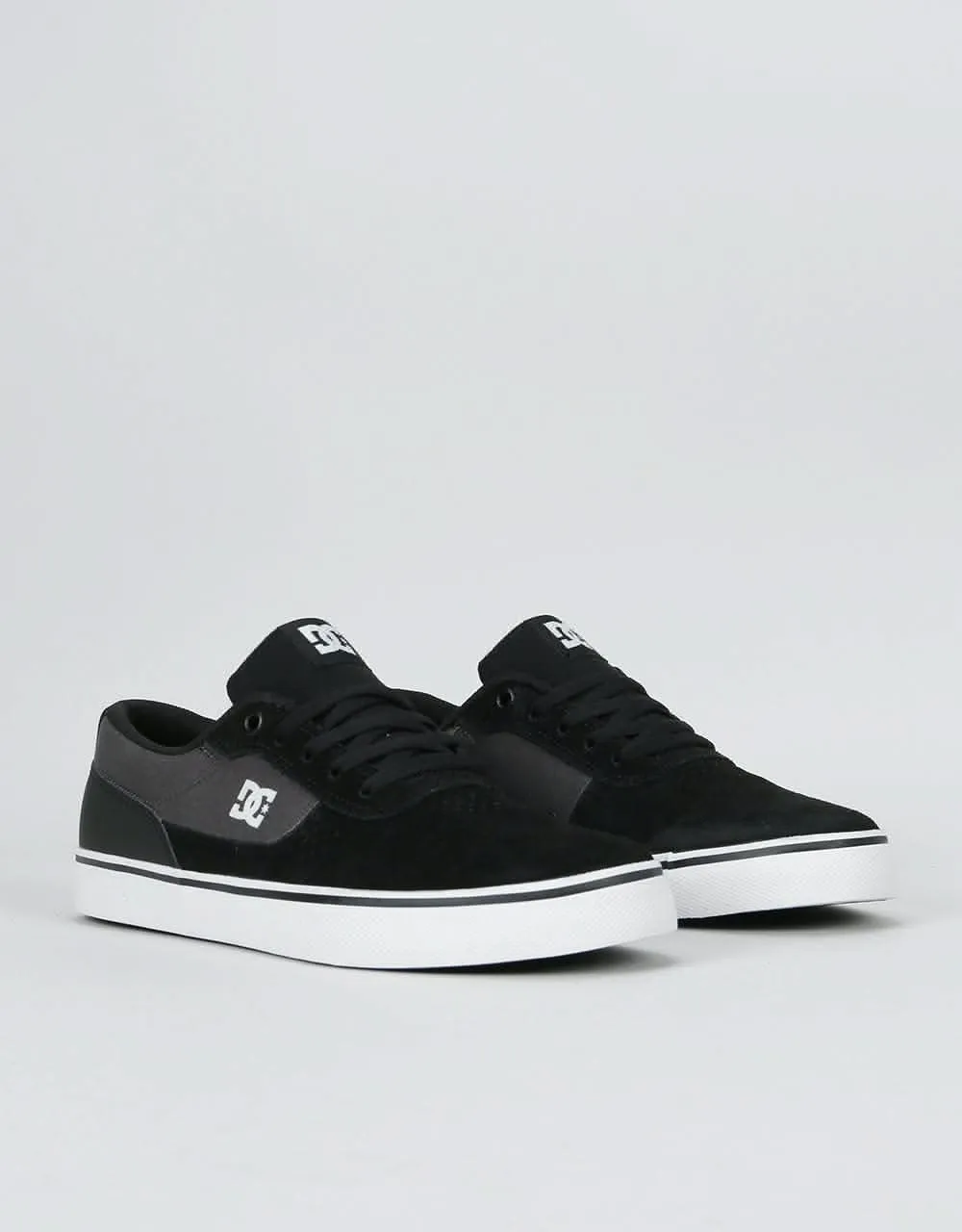 DC Switch Skate Shoes - Black/Dark Grey/White