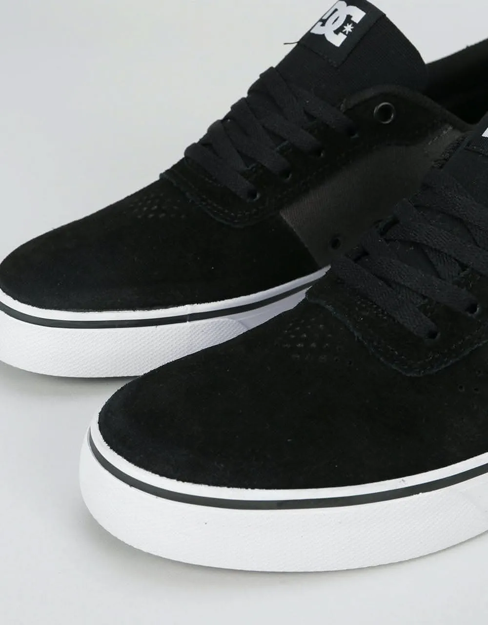 DC Switch Skate Shoes - Black/Dark Grey/White