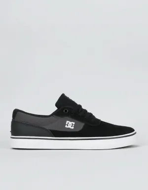 DC Switch Skate Shoes - Black/Dark Grey/White