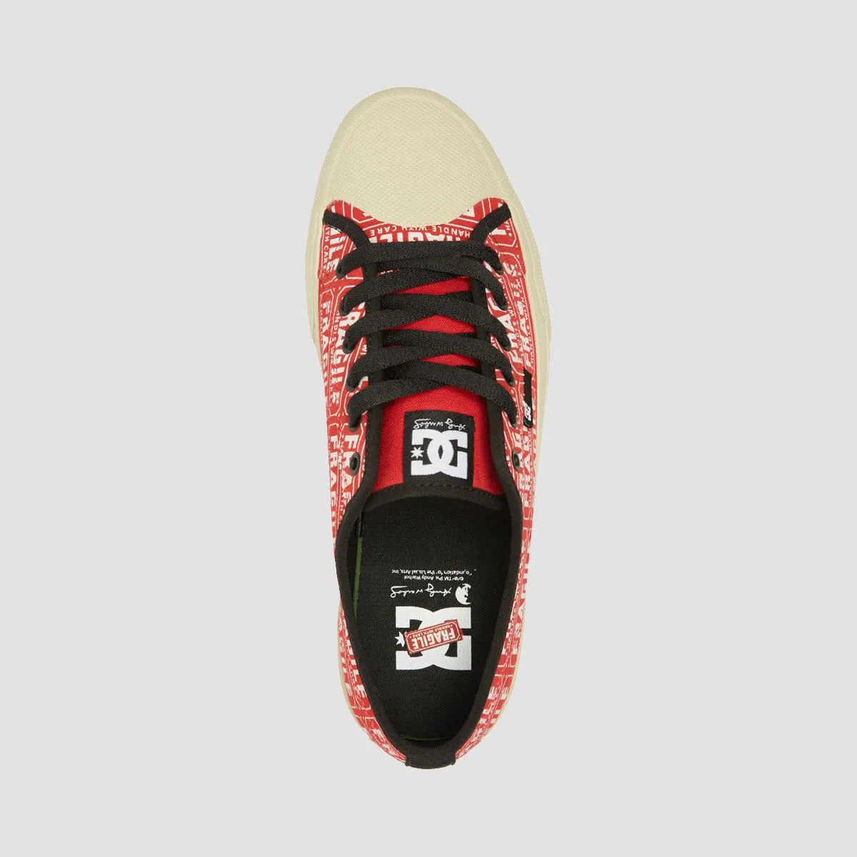 DC X Andy Warhol Manual RT S Shoes - Brick