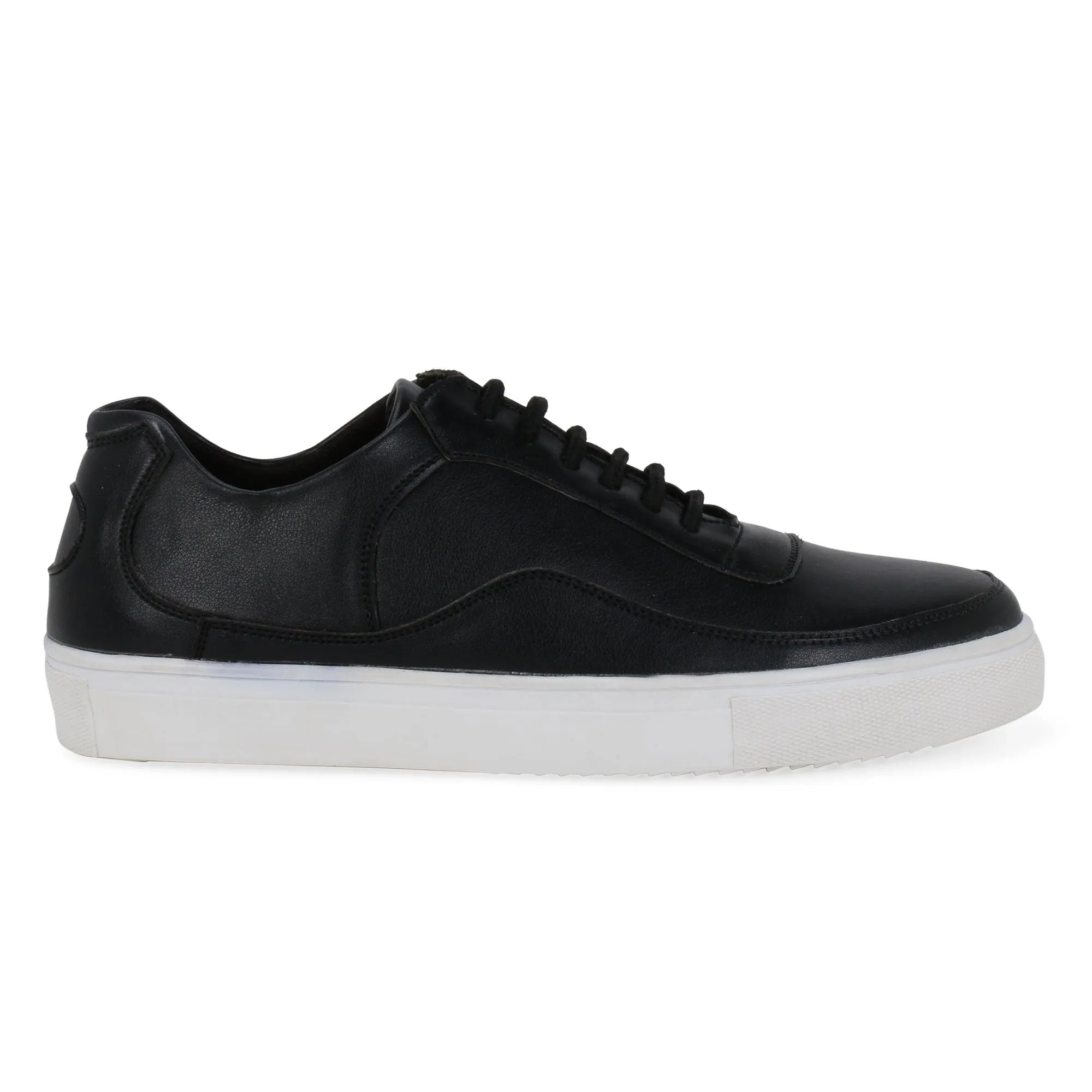 Denver Black Classic Lace Ups Sneaker