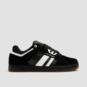 DVS Tactic Shoes - Black/White/Black Nubuck