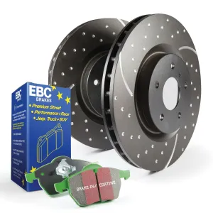 EBC Brakes S10KF1242 S10 Kits Greenstuff 2000 and GD Rotors