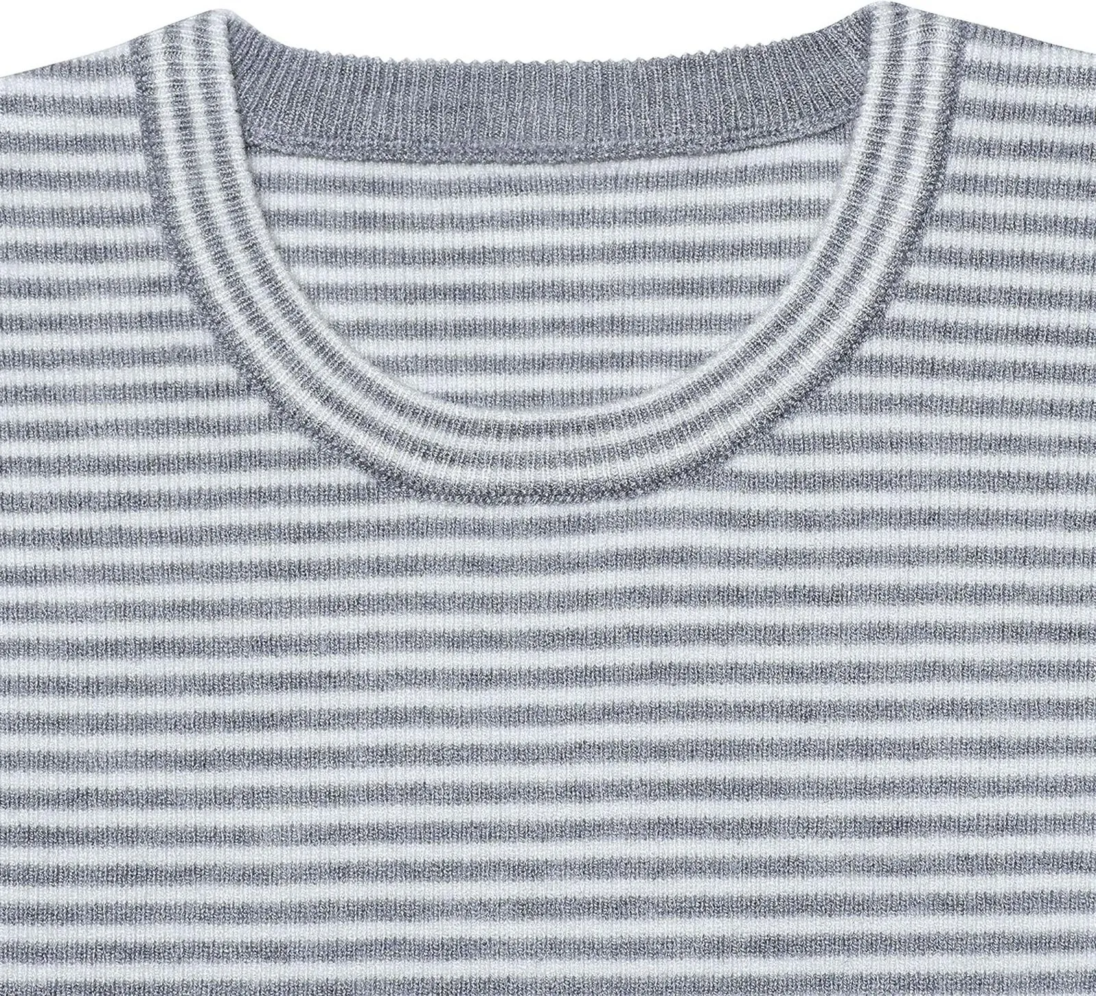 Gerber Baby Infant Striped Sweater with Pocket Gray Heather 24M