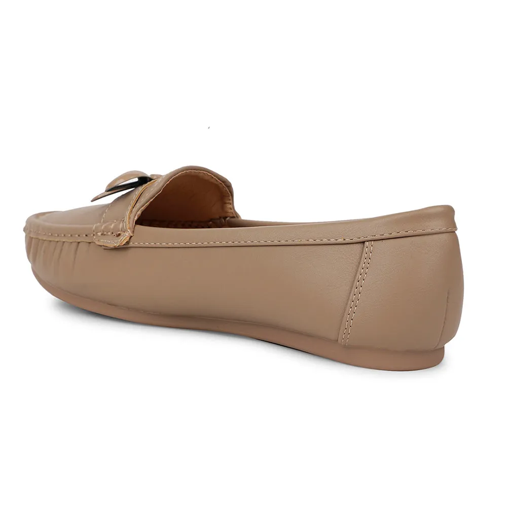 Healers Casual Beige Loafers For Women ZQ-AL-BL01 By Liberty