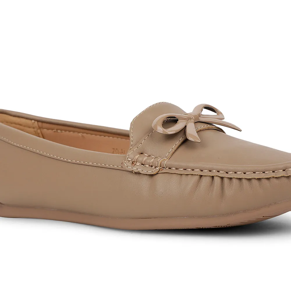 Healers Casual Beige Loafers For Women ZQ-AL-BL01 By Liberty