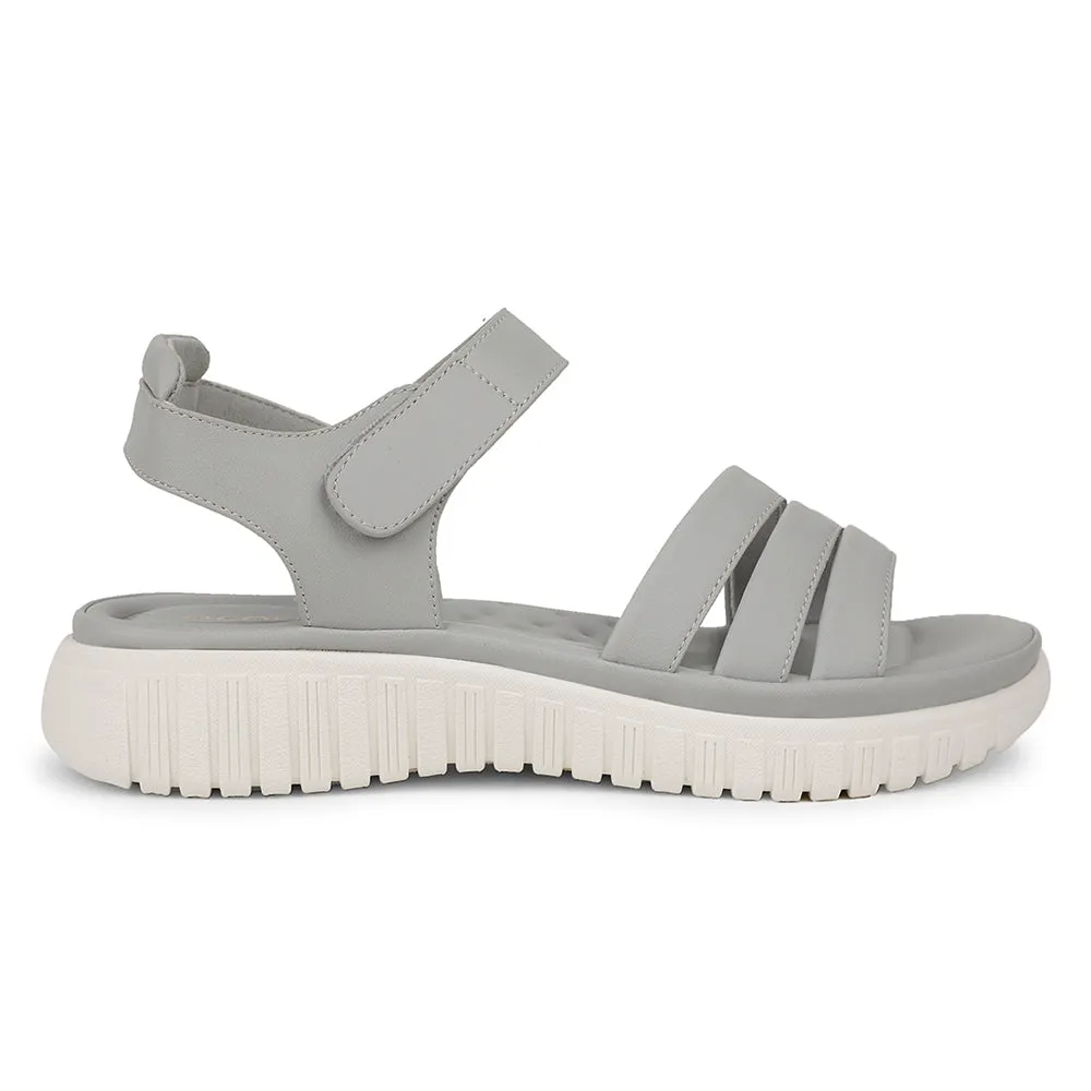 Healers Casual Light Grey Sandal For Women ZQ-RN-L66 By Liberty