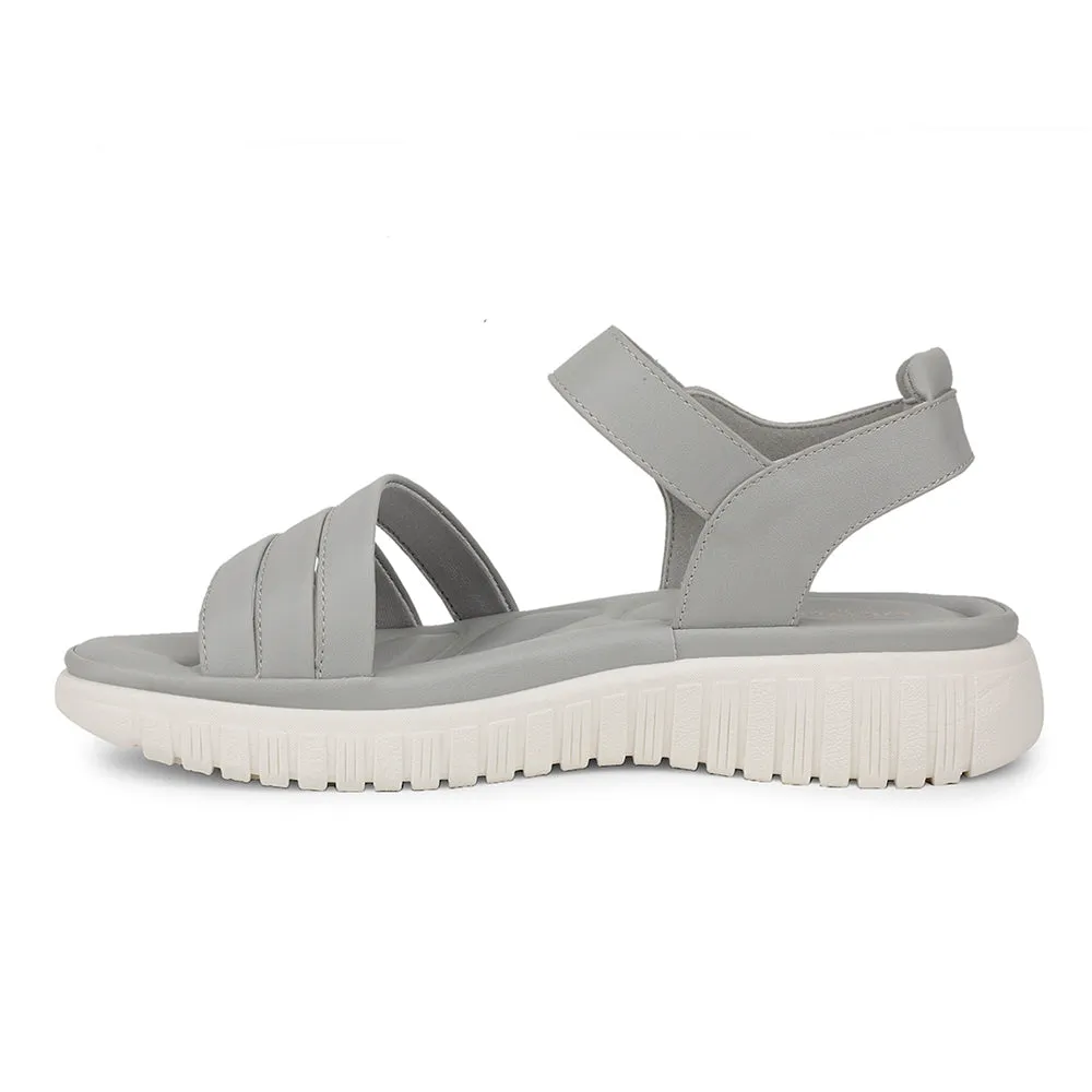 Healers Casual Light Grey Sandal For Women ZQ-RN-L66 By Liberty