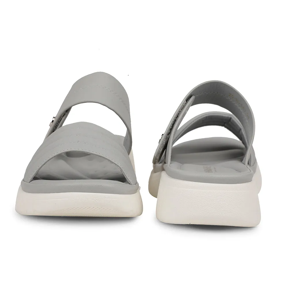 Healers Casual Light Grey Slipper For Women ZQ-RN-L67 By Liberty